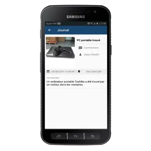 MCI Android : Main Courante sur Smartphone et Tablette